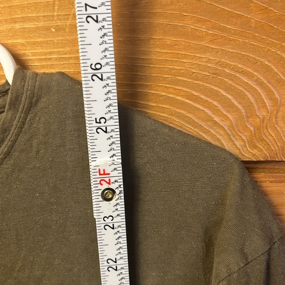 Steven Alan Men’s T-shirt S Army Olive Grn Cotton Zenned out Japan short sleeve‎ - Picture 7 of 8